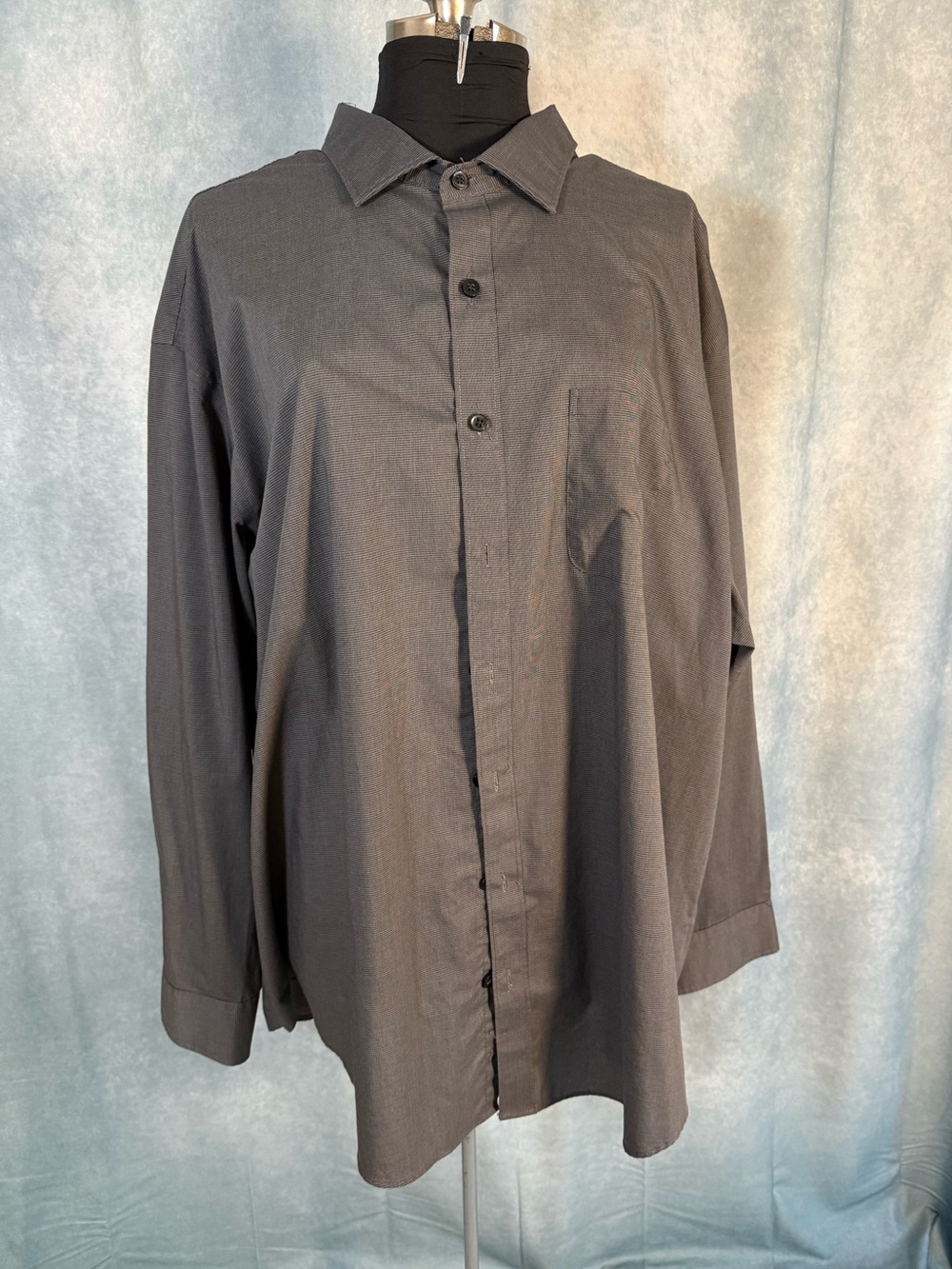 Mens Big & Tall Button Down Dress Shirt 4XL